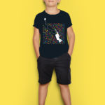 vaccum t-shirt design on child