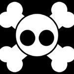 skull and crossbones art