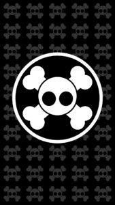 Skull and Crossbones pattern wallpaper