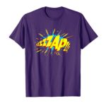 ZAP! Purple t shirt