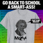 Promotion for Mozart t-shirt