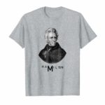 Hamilton t-shirt on heather grey